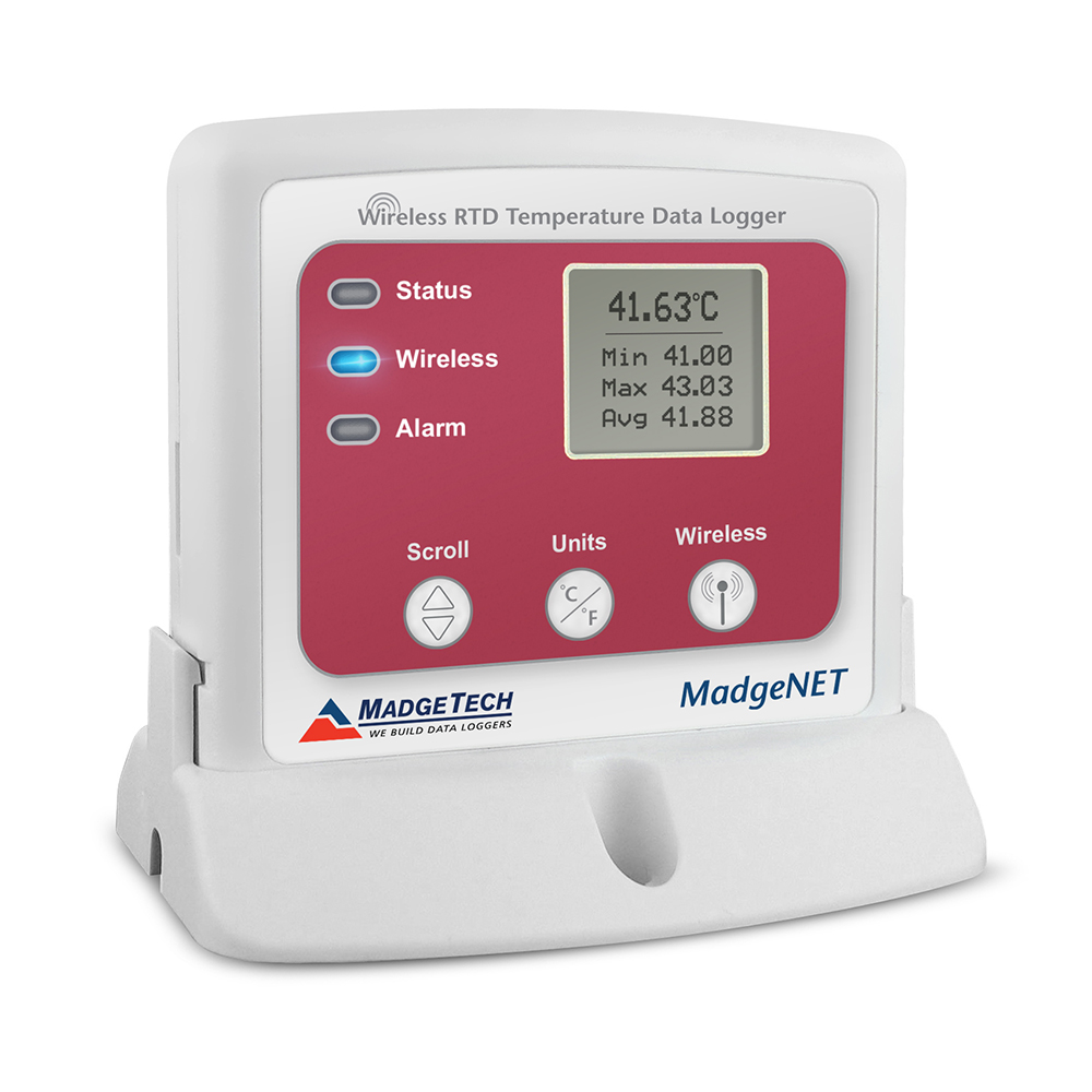 Temperature data logger for temperature control