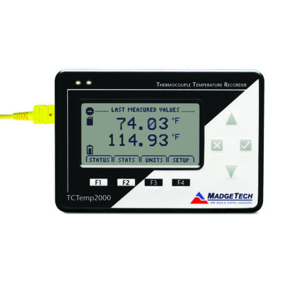 TCTemp2000 Thermocouple-Based Temperature Data Logger with LCD Screen