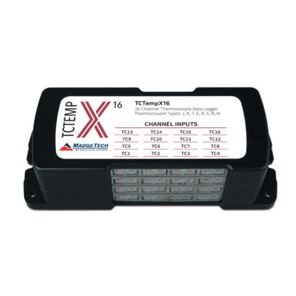 TCTempX16 16-Channel Thermocouple-Based Temperature Data Logger