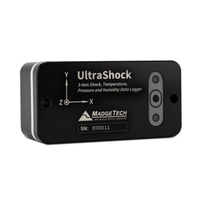 UltraShock Tri-Axial Shock, Temperature, Humidity and Pressure Data Logger