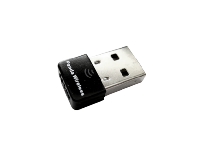 USB wireless adapter (dongle) labeled 'Panda Wireless' on a white background